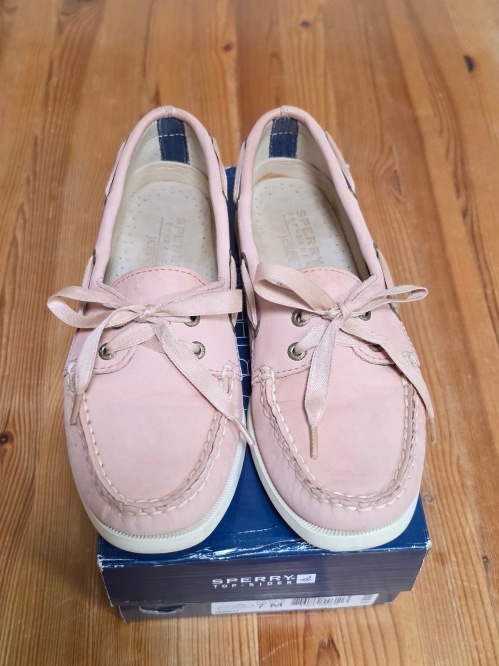 Sperry Women's Pink Boat Shoes - Classic Deck Style Collab With J. Crew